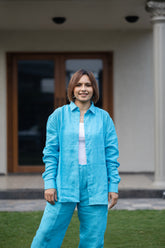 Pure Linen Shirt & Pant Set