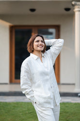 Pure Linen Shirt & Pant Set