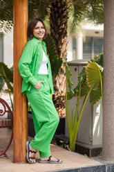 Forest Green Full Sleeve Shirt & Pant Set