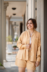 Light Brown Shirt & Shorts