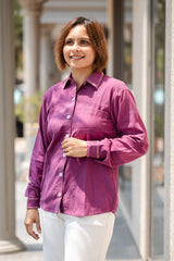 Purple Full Sleeve Shirt