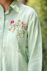Mint Green Full Sleeve Shirt