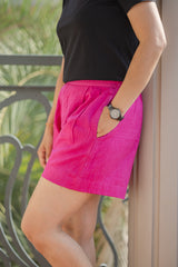 fuchsia Shorts