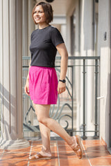 fuchsia Shorts