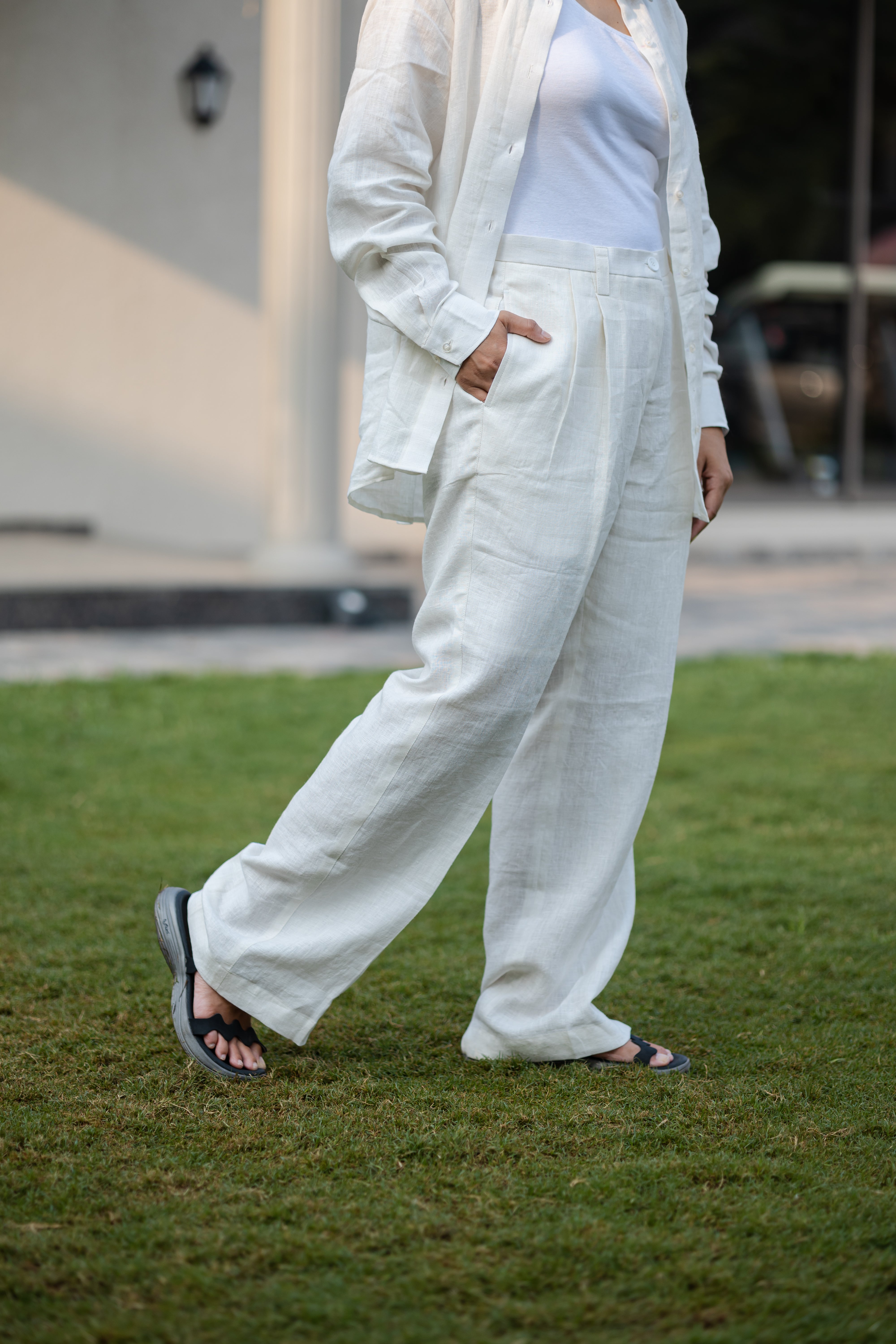 Pure Linen Shirt & Pant Set