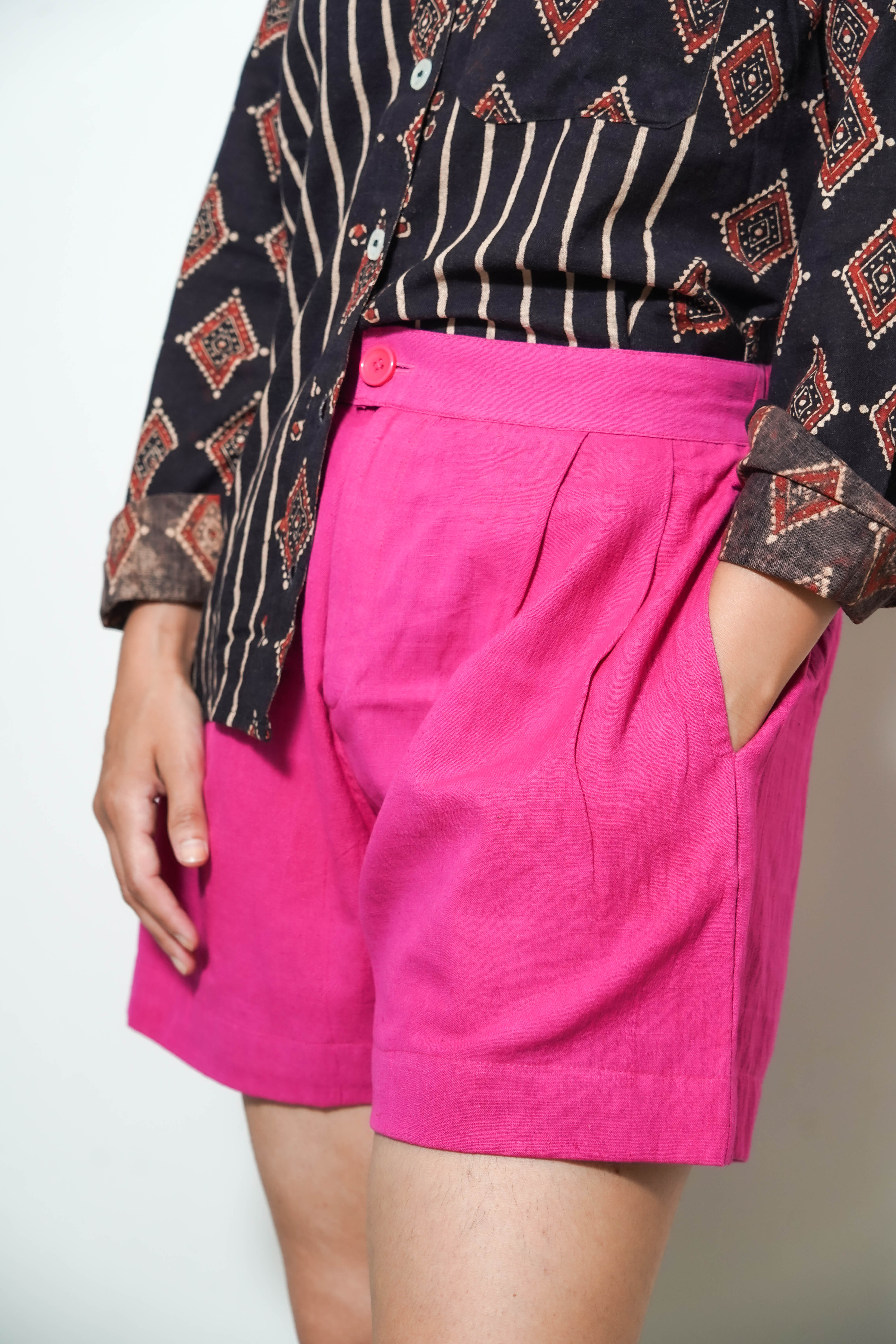 Pink Womens Shorts