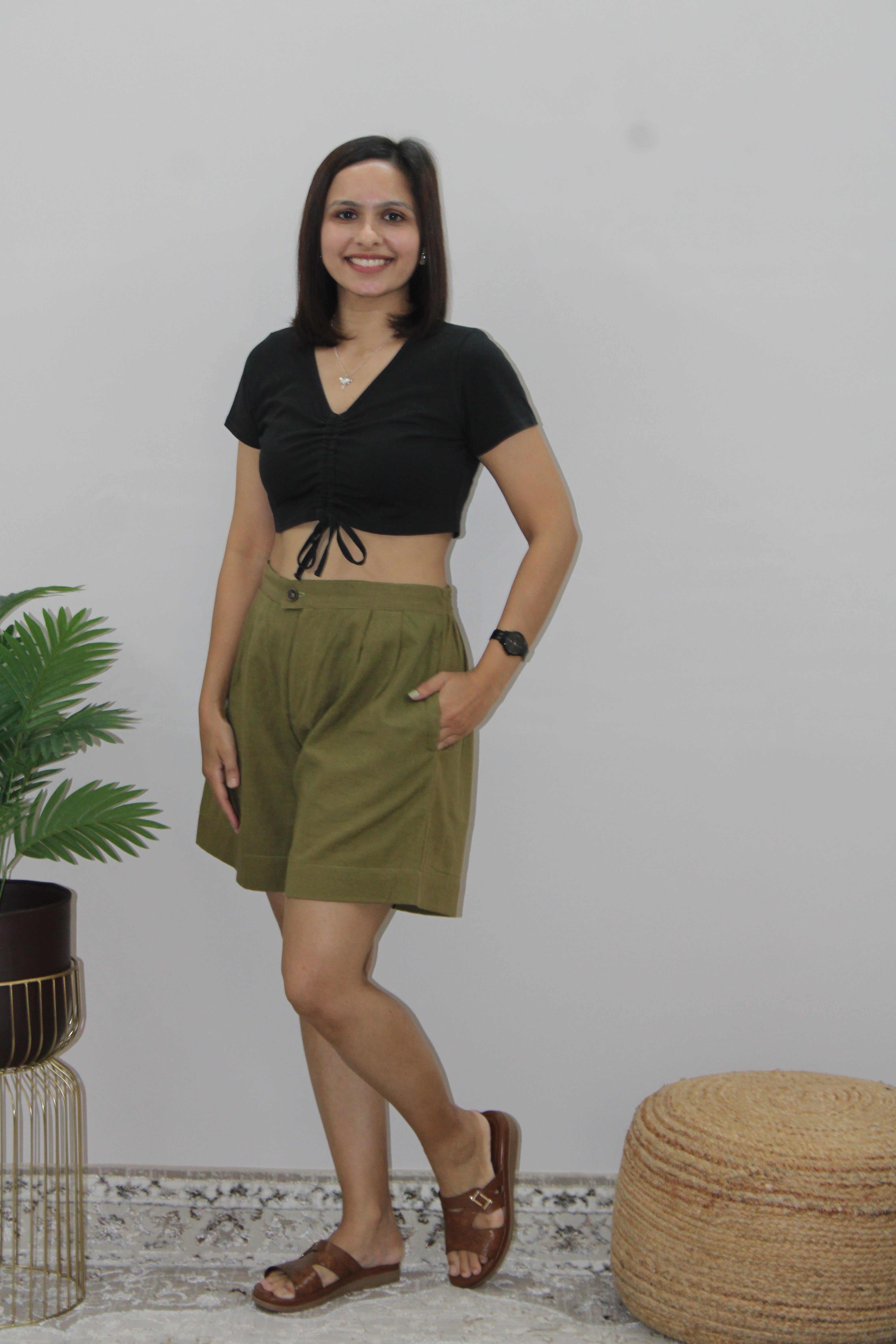 Olive Green Shorts