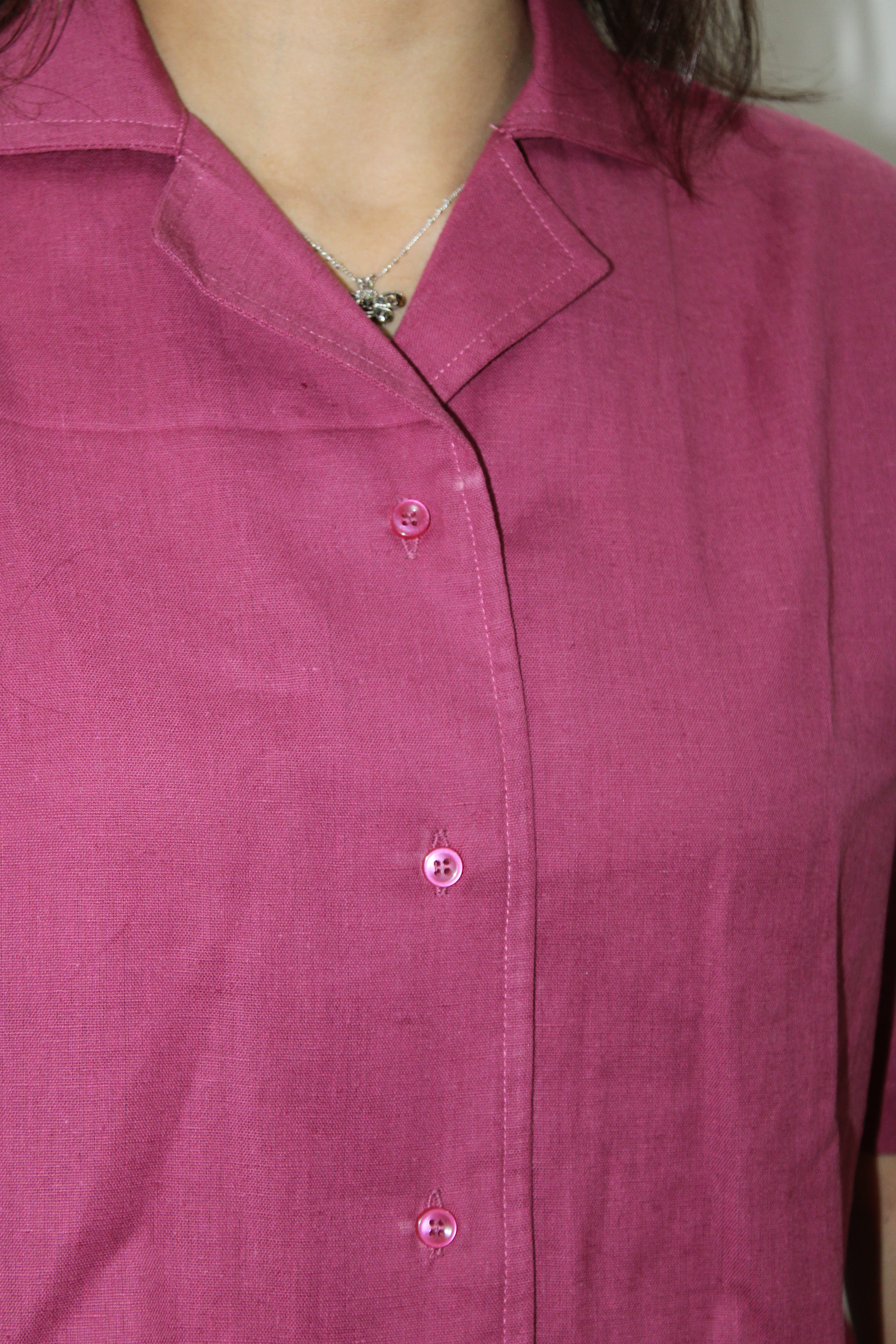 Pink Crop Shirt