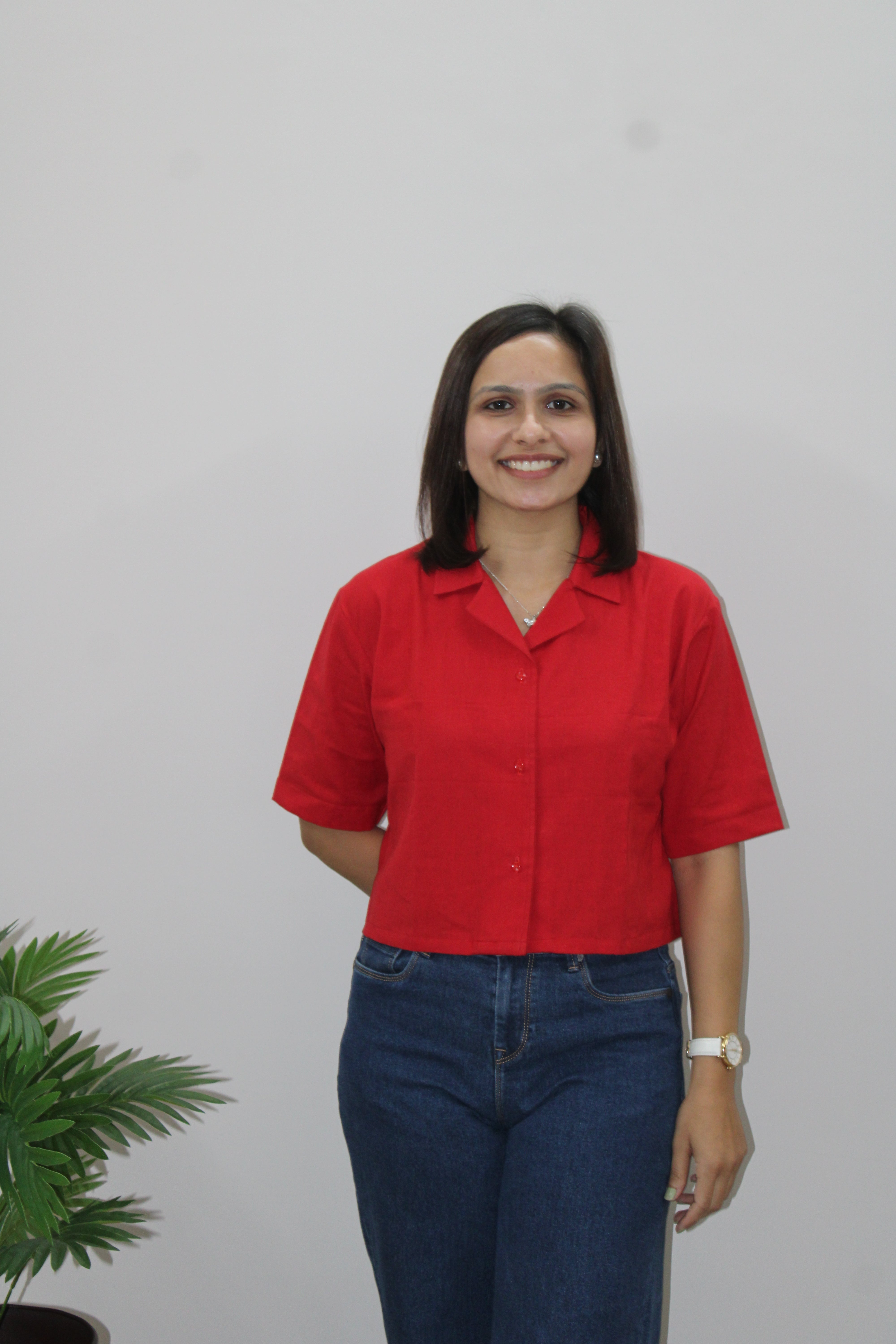 Red Crop Shirt