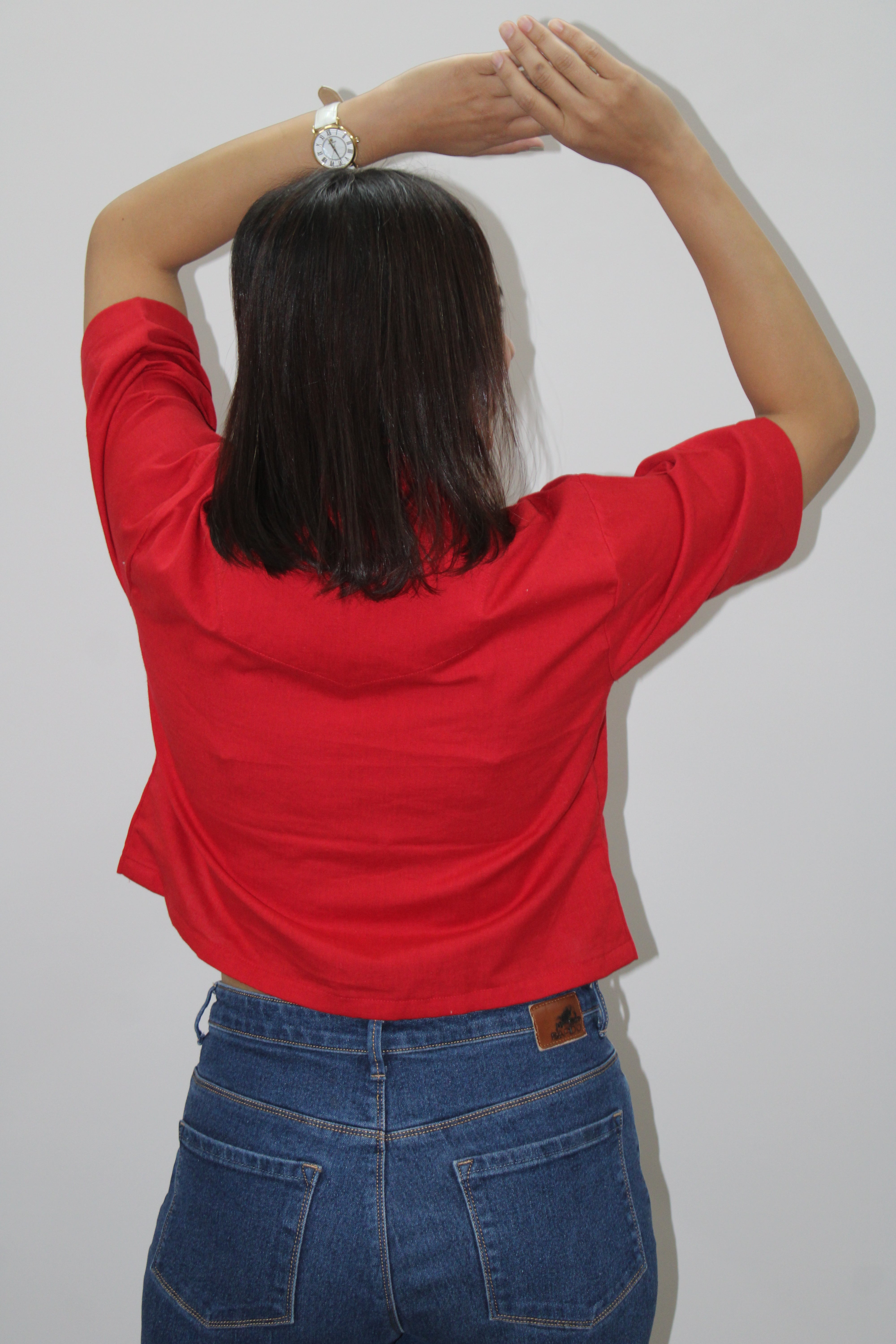 Red Crop Shirt