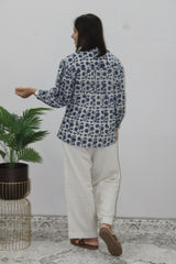 Grey Batik Top