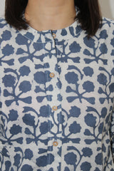 Grey Batik Top